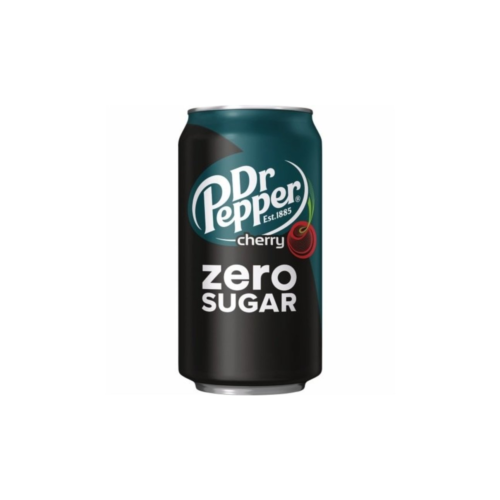 Americatessen Dr Pepper Zero Cherry. Case size 24 x 355ml.